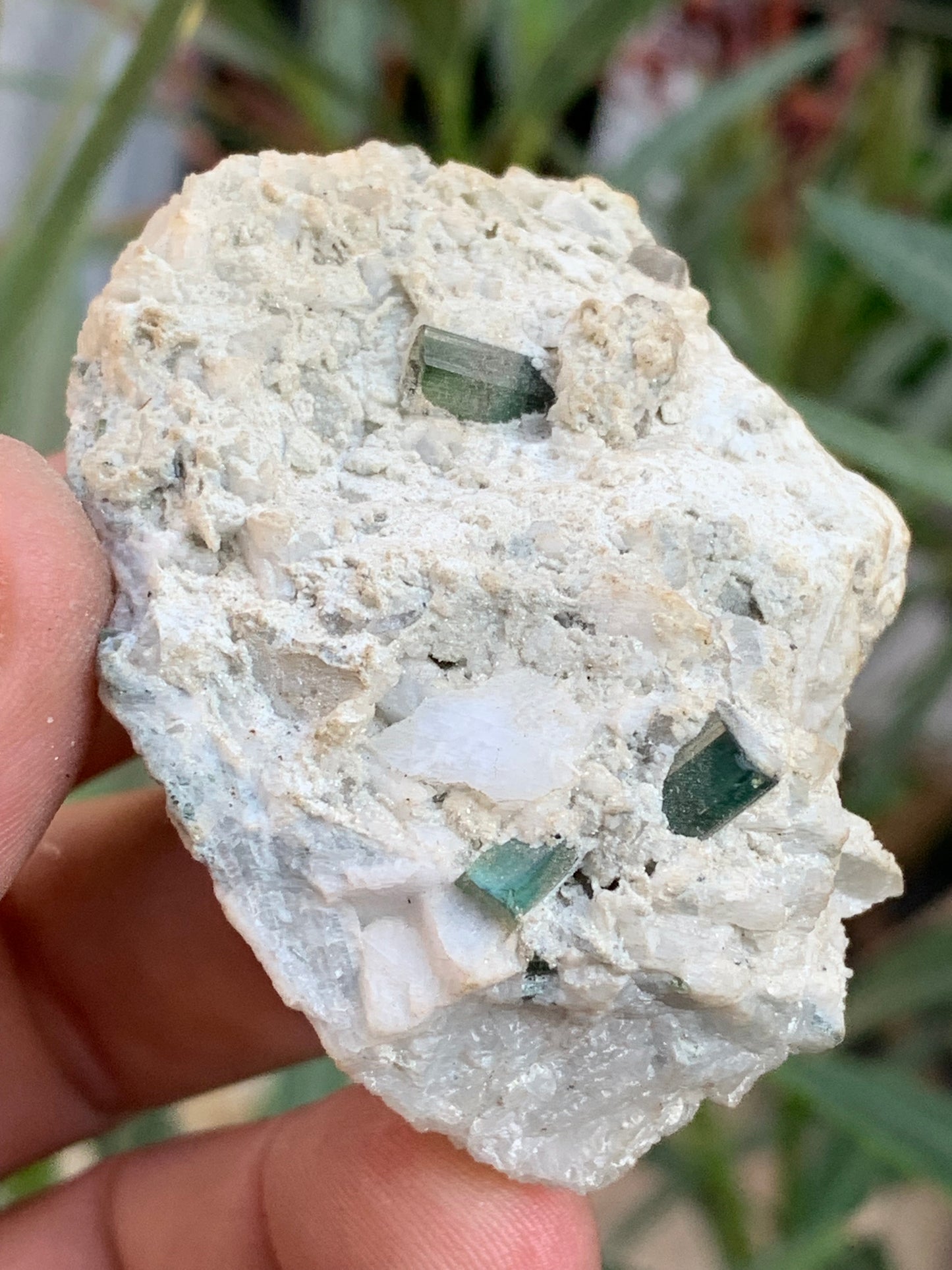 Tourmaline verte/ Verdélite, spécimen naturel de 65 x 45 x 39 mm - 110,7 grammes !