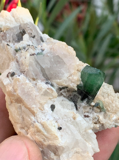 Tourmaline verte/ Verdélite, spécimen naturel de 74 x 44 x 30 mm - 84,7 grammes !