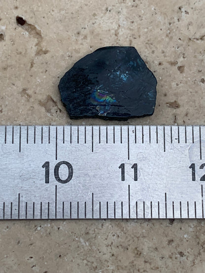 Tourmaline/ Indicolite, de 14mm x11 x 3 environ - 4,5 carats. Parfait en bijouterie, collection ,exposition...