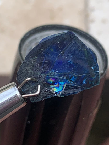 Tourmaline/ Indicolite, de 14mm x11 x 3 environ - 4,5 carats. Parfait en bijouterie, collection ,exposition...