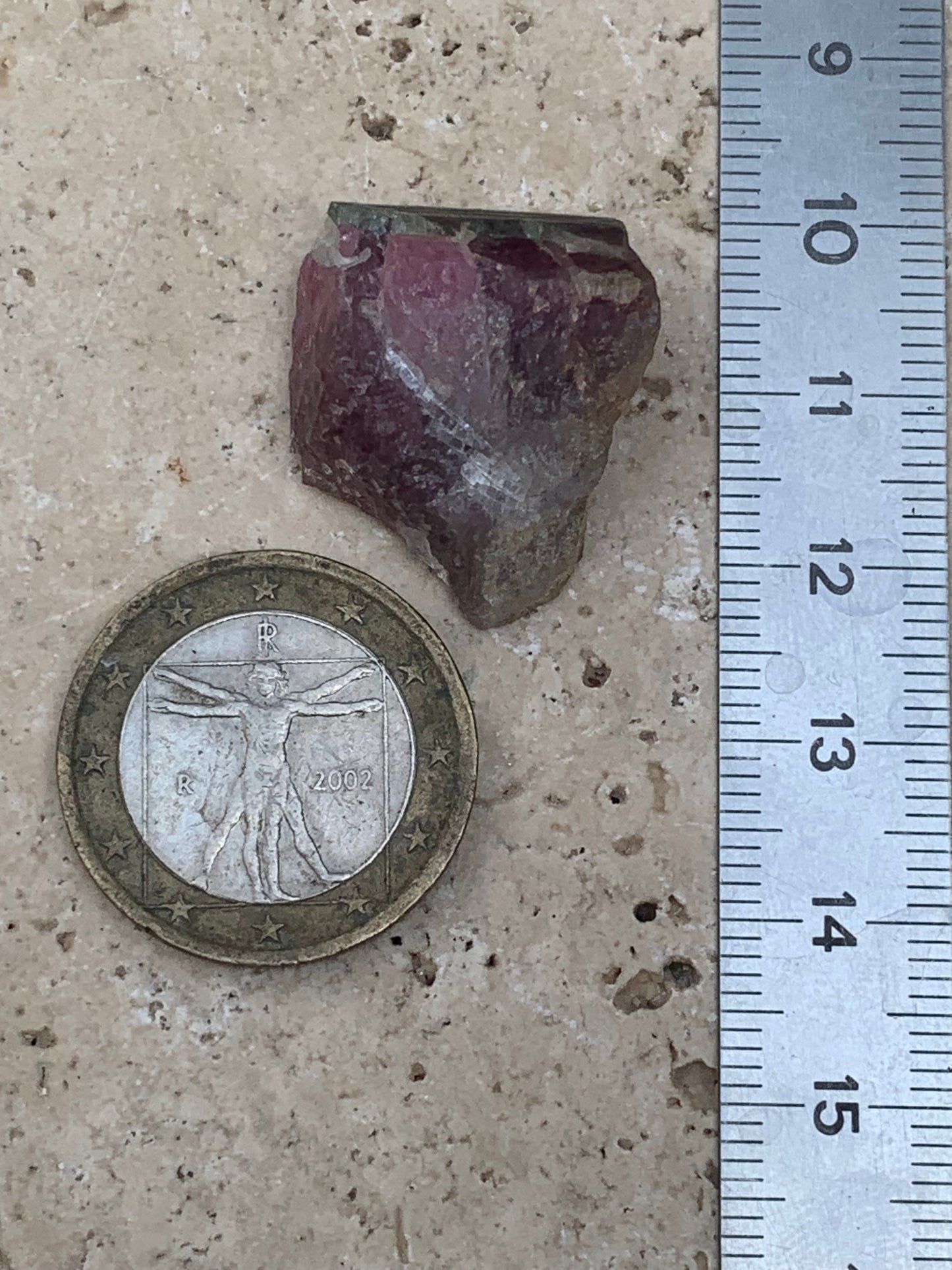 Rubellite Tourmaline, 24 x 20 x 13mm - 7.3 grams. A beautiful natural piece! 
