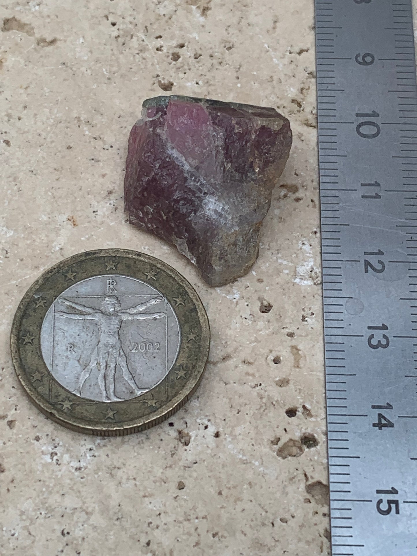 Rubellite Tourmaline, 24 x 20 x 13mm - 7.3 grams. A beautiful natural piece! 