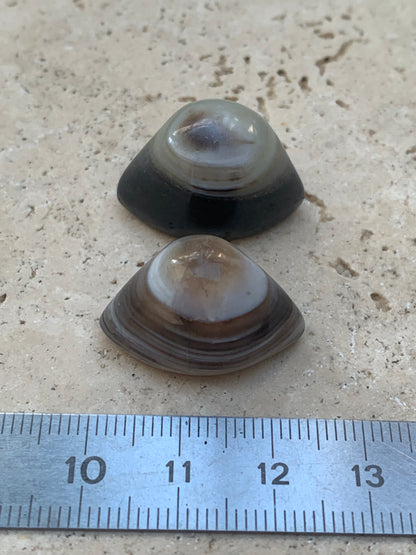 Agate 'Œil de Shiva' ou 'Œil de cyclope' - Au choix, 2 spécimens naturels de 24x15x15mm (6gr.) ou 23x15x15 (7 gr.) !