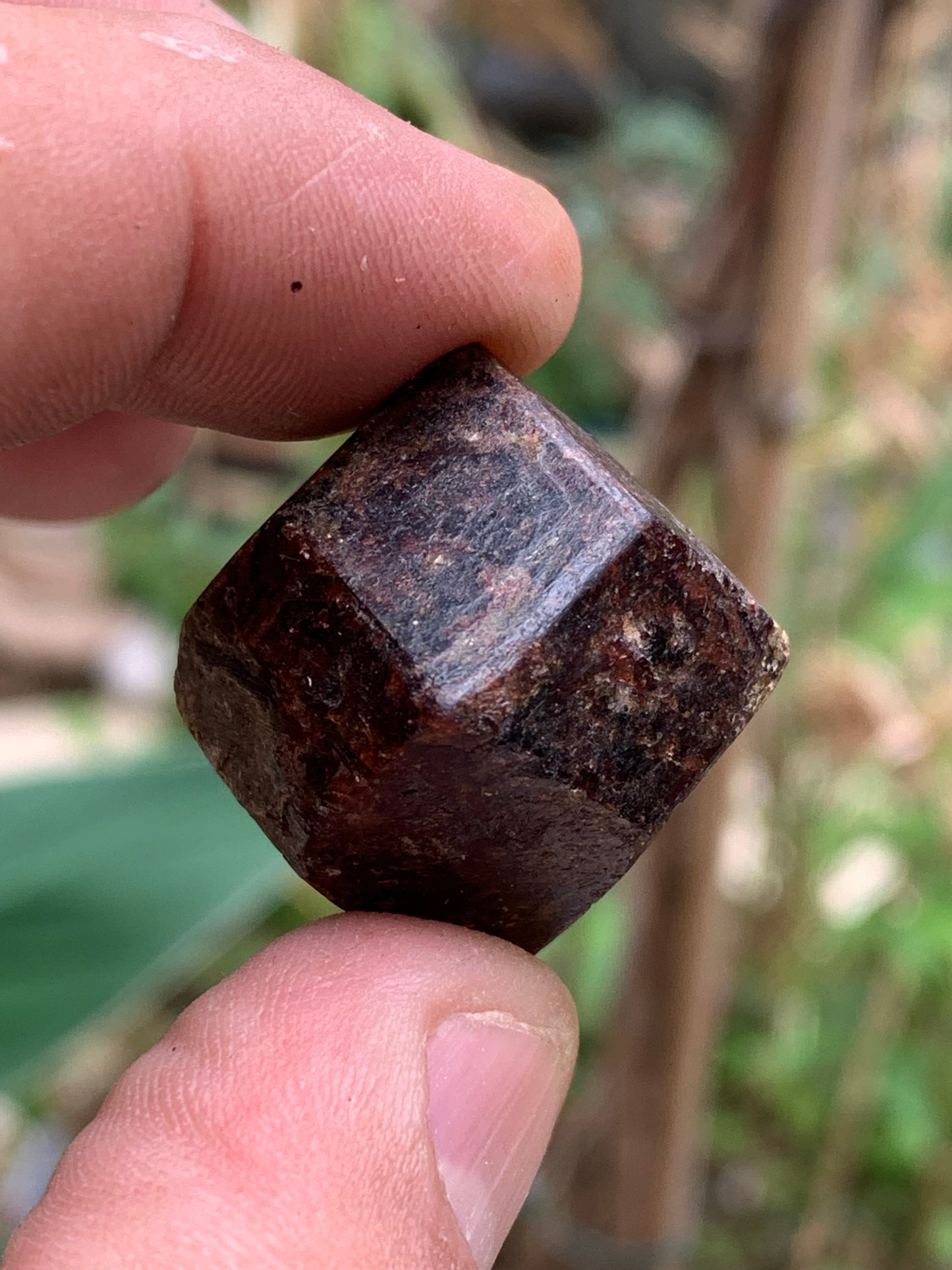 Grenat pyrope, spécimen brut naurel de 30x24x24 mm - 31 gr., très belle pièce, parfait !