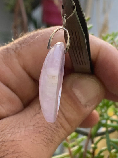 Amethyst, pendant measuring 40mm high x 30mm wide x 8mm thick. Sold with a free adjustable black cord!
