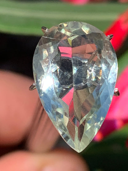 Prasiolite/ Améthyste verte, pierre taillée de 18mm x 12 x 7 - 8,5 carats. Parfait en bijouterie, collection ,exposition...