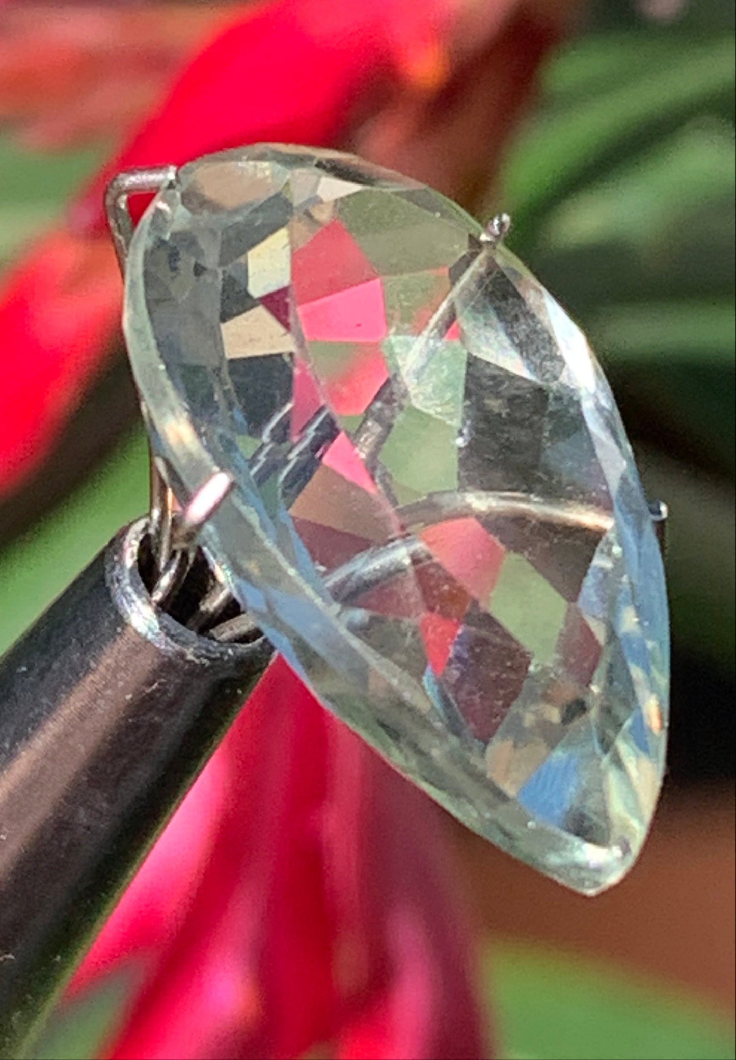 Prasiolite/ Améthyste verte, pierre taillée de 18mm x 12 x 7 - 8,5 carats. Parfait en bijouterie, collection ,exposition...