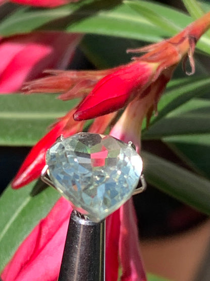 Prasiolite/ Améthyste verte, pierre taillée de 18mm x 12 x 7 - 8,5 carats. Parfait en bijouterie, collection ,exposition...