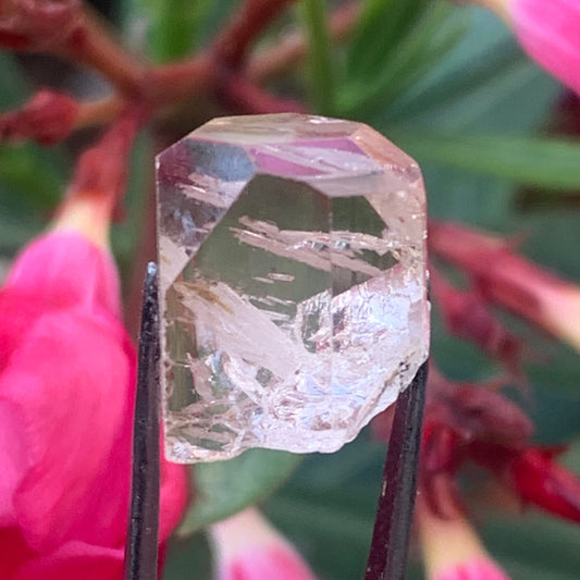 Topaze Impériale, superbe cristal naturel de 15mm x12 x11 - 4,6 grammes/ 23 carats. Belle pièce de collection, unique et assez rare sur le marché !