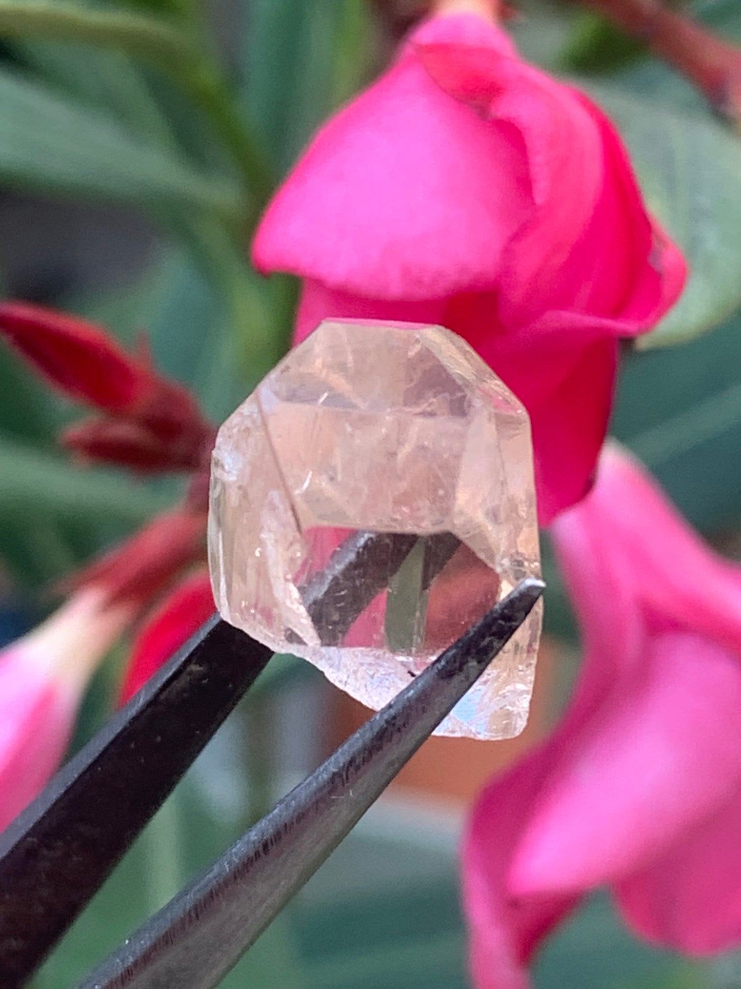 Topaze Impériale, superbe cristal naturel de 15mm x11 x10 - 4,1 grammes/ 20,5 carats. Belle pièce de collection, unique et assez rare !