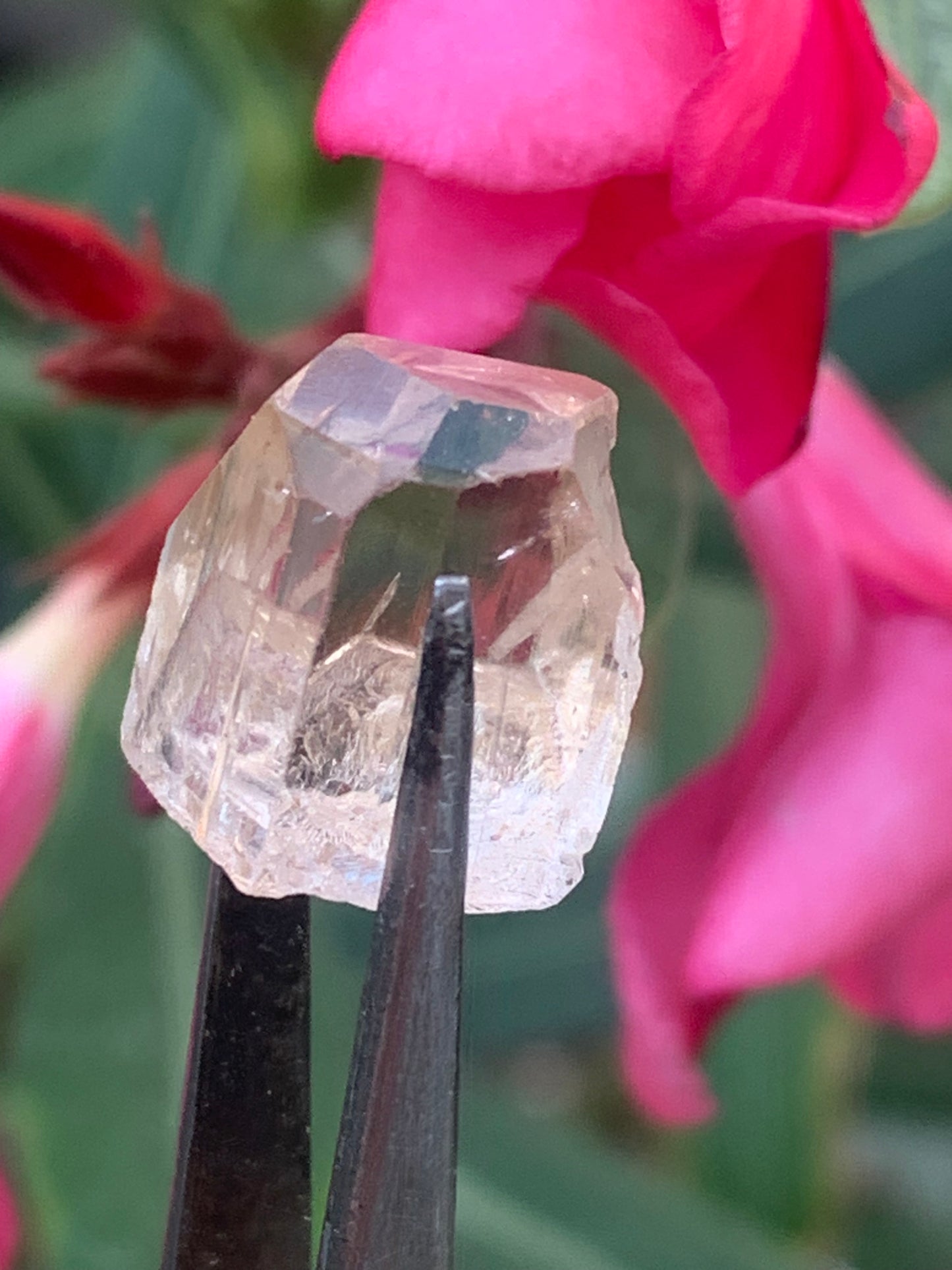 Topaze Impériale, superbe cristal naturel de 15mm x11 x10 - 4,1 grammes/ 20,5 carats. Belle pièce de collection, unique et assez rare !