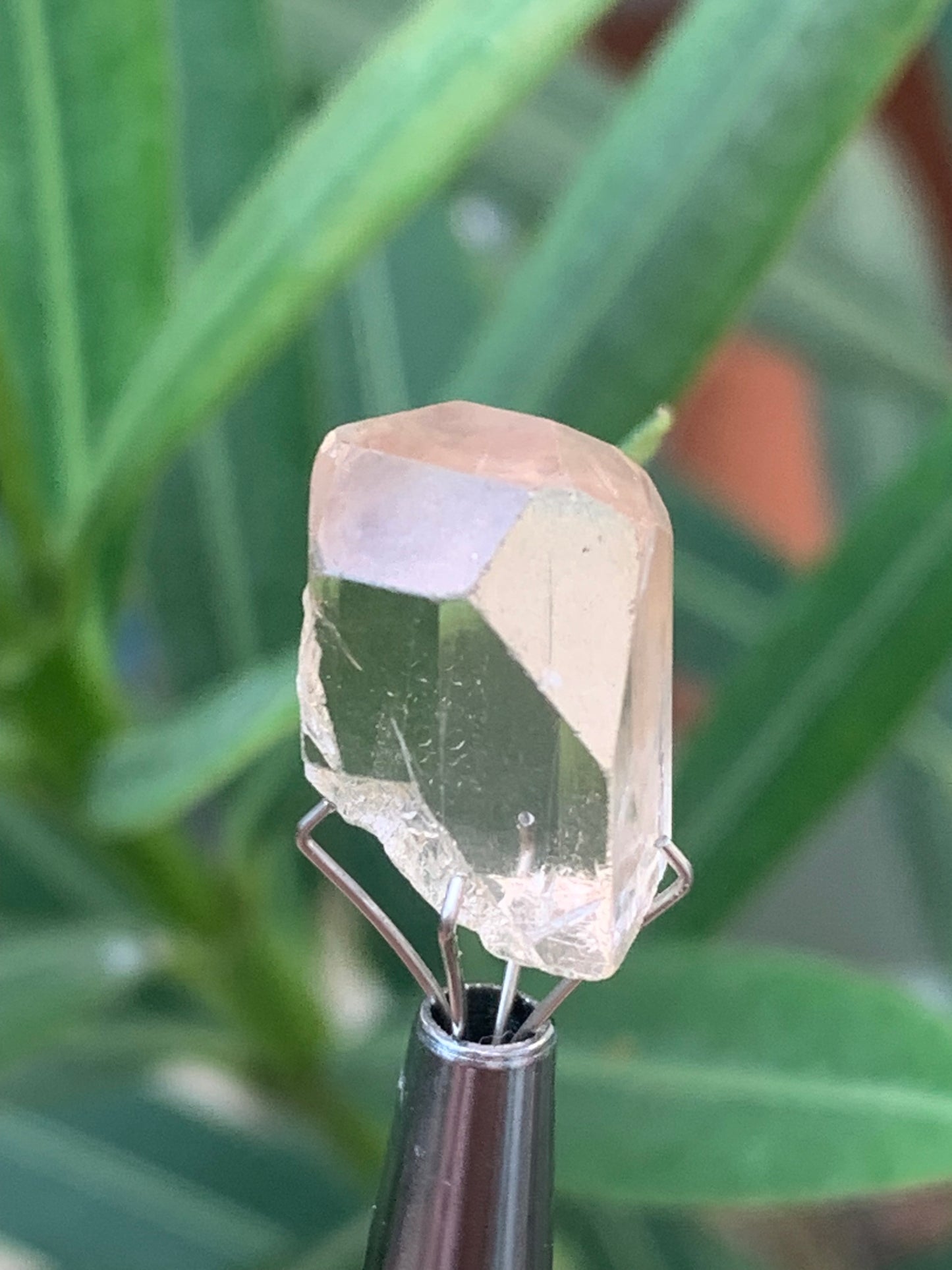 Topaze Impériale, superbe cristal naturel de 15mm x11 x10 - 4,1 grammes/ 20,5 carats. Belle pièce de collection, unique et assez rare !