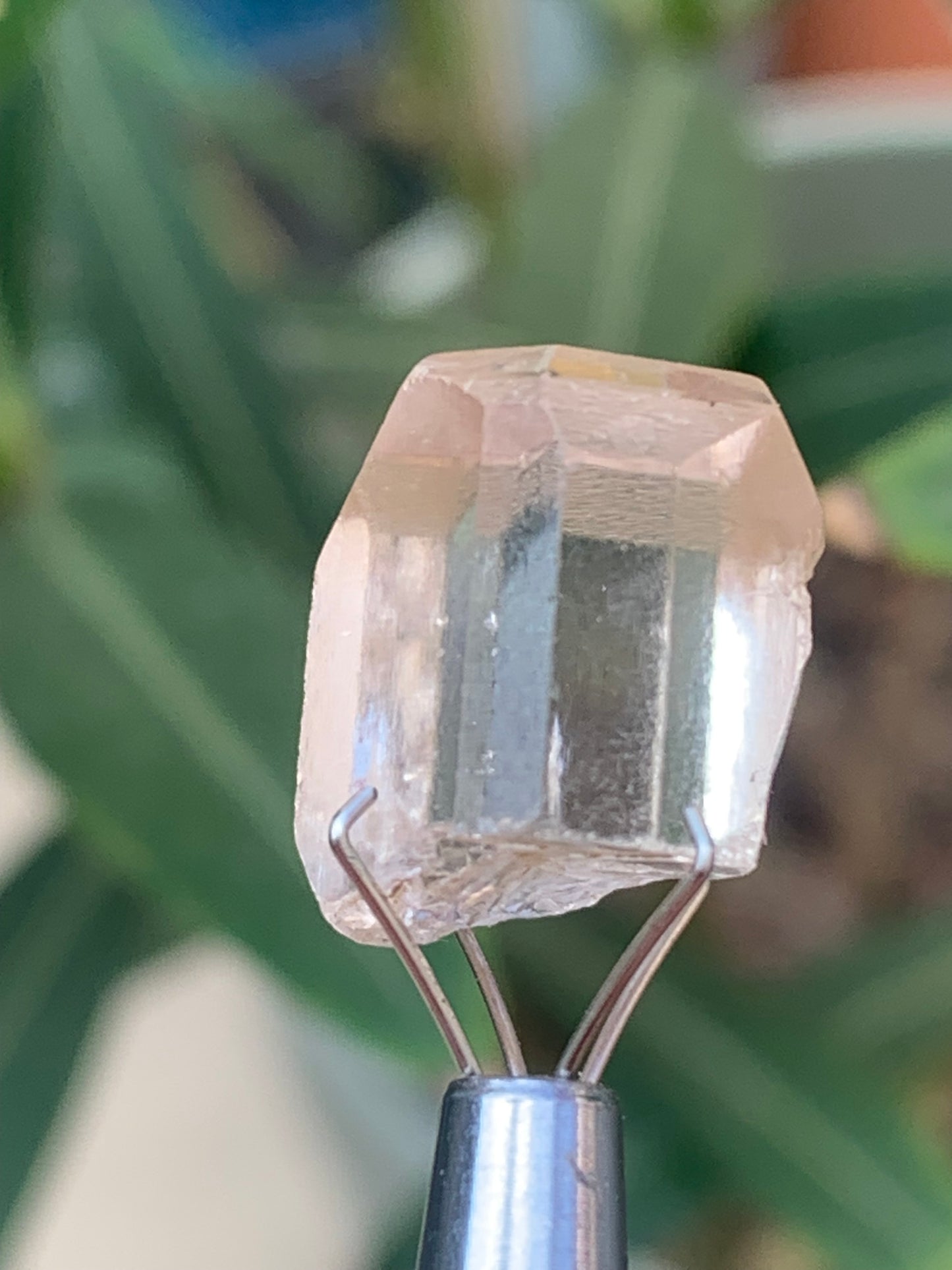 Topaze Impériale, superbe cristal naturel de 15mm x10 x10 - 3,9 grammes/ 19,5 carats. Belle pièce de collection, unique et assez rare !