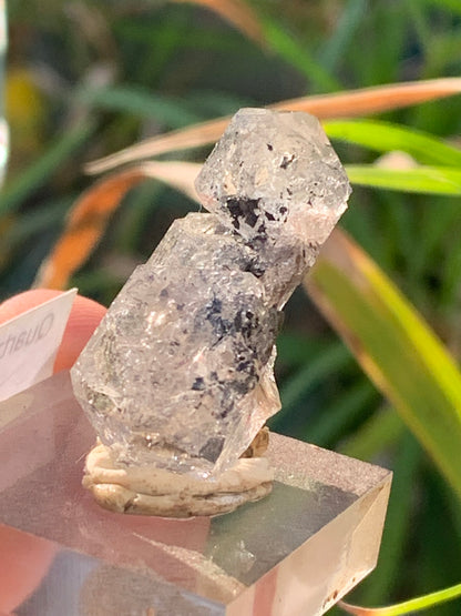 Cristal de roche/ Quartz Herkimer, pièce brute et naturelle, de 30mm x26 x14 - 8,3 grammes. Parfait en collection, exposition, lapidage..., spécimen brut de 32mm x21 x20 - 18 grammes. Parfait en collection, exposition, lapidage...
