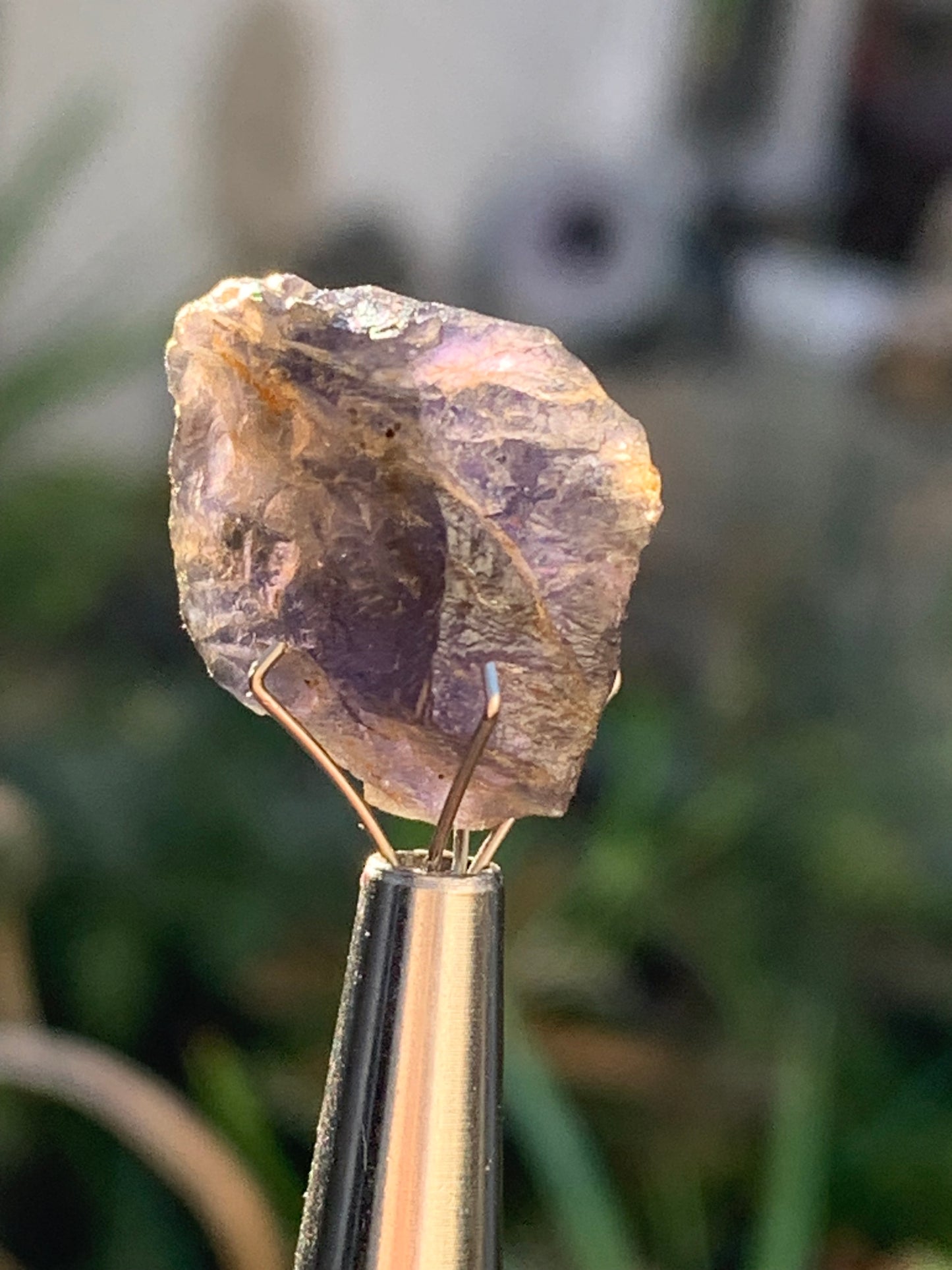 Cordiérite / Iolite, spècimen brute de 20mm x16 x10 - 2,8 grammes. Parfait pour la bijouterie, collection, exposition...