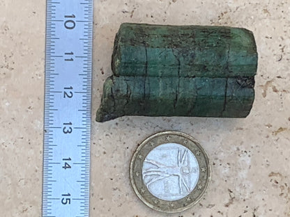 Émeraude, pièce brute de 43mm x 26 x 21 - 42,2 grammes. Parfait en collection, bijouterie, exposition...
