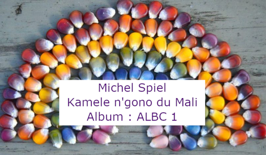 Compact disc/ clé usb ou téléchargement. Album de composition, artiste : Michel Spiel. Contenu : jeu avec un Kamele n'goni du Mali / Album 'ALBC 1'.