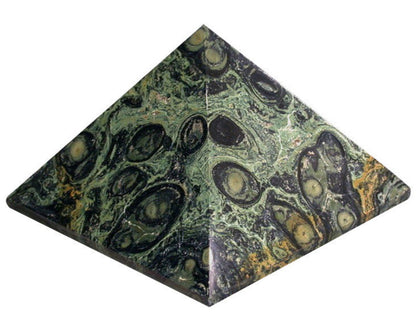 Sélection de pyramides en Jaspe Kambaba ou Jaspe Crocodile, de 6,5 à 10 centimètres, superbes couleurs !