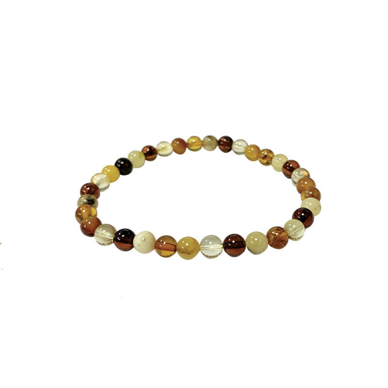 Amber, round beads of 5/6 or 7 millimeters, sold in bracelets of 17 to 21 centimeters or in necklaces of 45 centimeters. Quality AA to AAA, superb beads, light and incredibly soft!