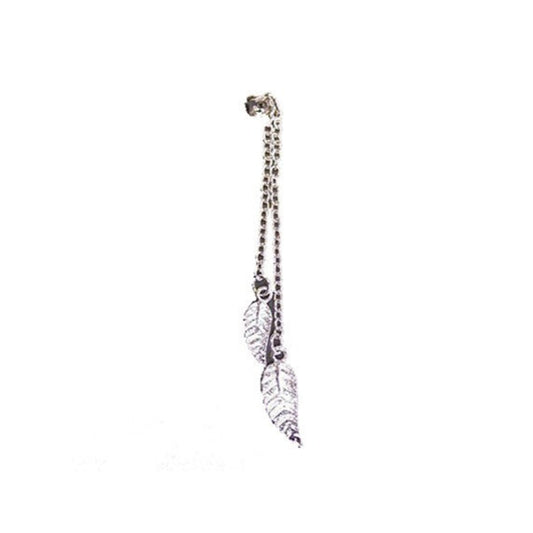 Sélection de 'poussette' avec feuilles et 2 chainettes en Argent 0.925... Très bonne qualité, parfait pour adapter vos perles préférées !
