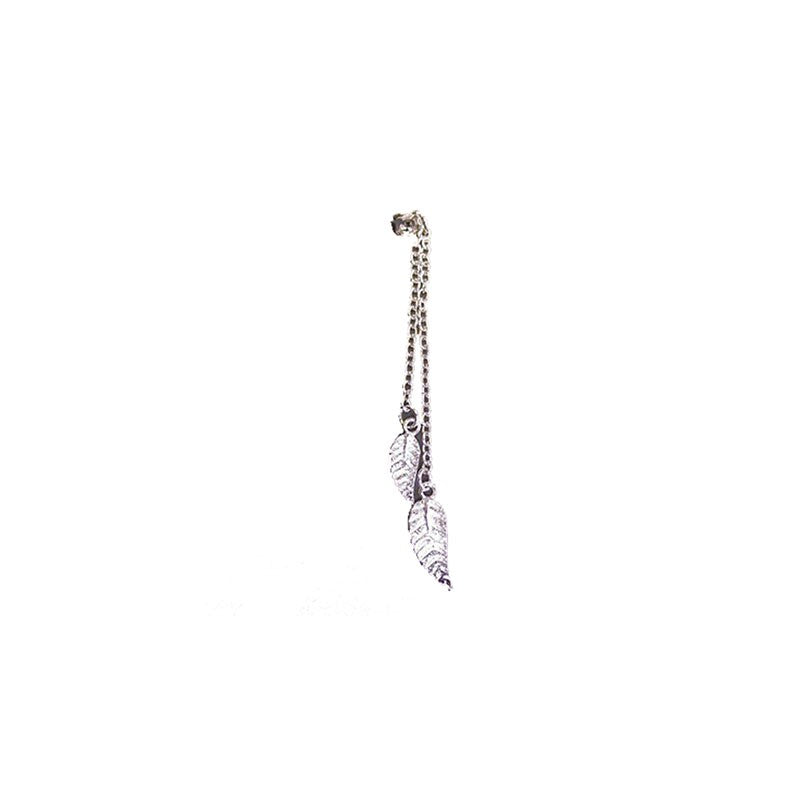 Sélection de 'poussette' avec feuilles et 2 chainettes en Argent 0.925... Très bonne qualité, parfait pour adapter vos perles préférées !
