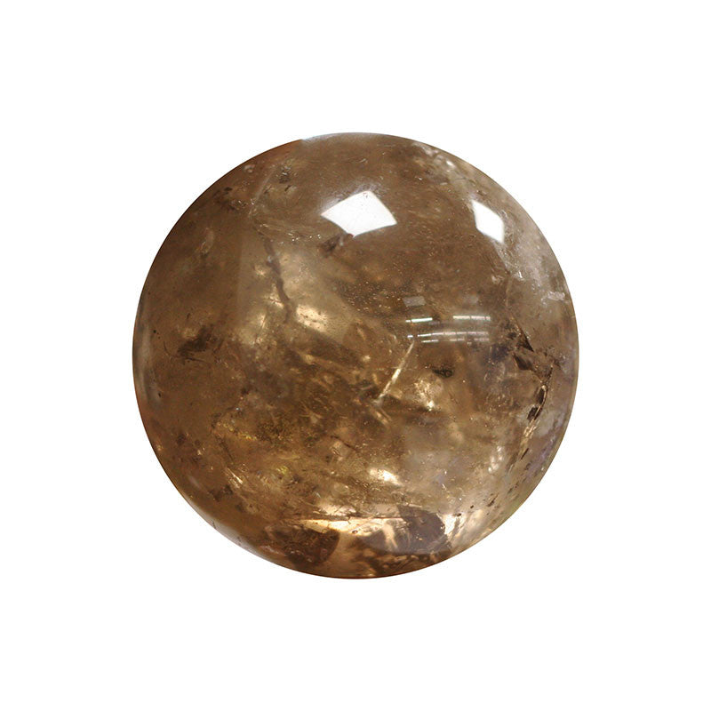 Sélection de sphères en Quartz fumé, au choix : de 3 à 6,5 centimètres. Parfait pour la lithothérapie, collection, exposition...!