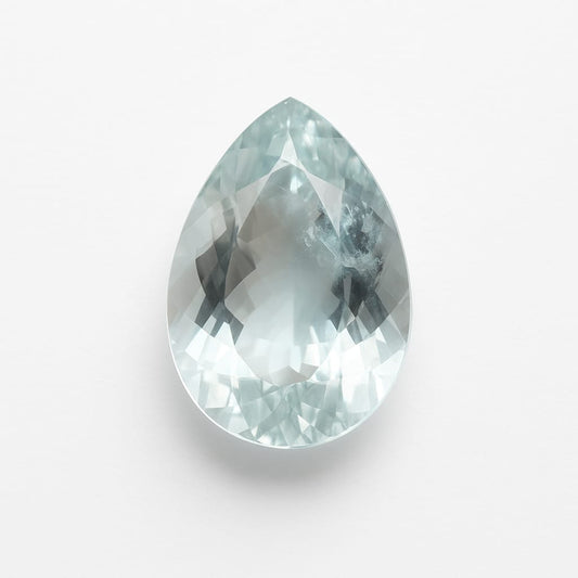Aigue-marine, magnifique pierre fine tallée de 1,06 carat. Parfait en bijouterie, collection ,exposition...