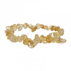 Citrine, bracelet de 17 à 21cm, collier de 42cm et sautoir de 85cm. Perles de type 'baroque/ chips' de formes naturelles montées sur fil élastique ou fil d'acier de haute résistance !