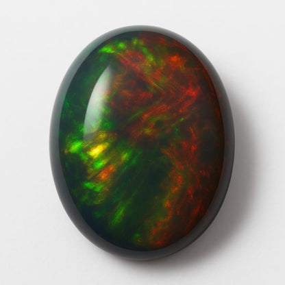 Opale noire d’Éthiopie de 0.545 carat, taille de 9mm x5 x4. Parfait en bijouterie, collection ,exposition...