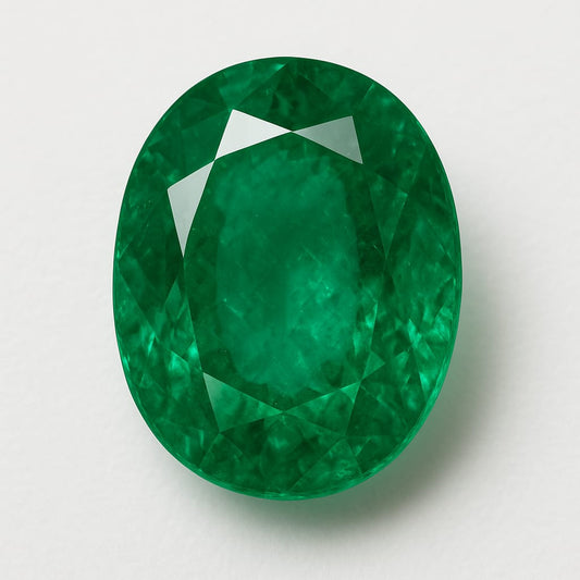 Émeraude de Zambie - Superbe pierre fine de 8,80 x 6,95 x 4,35mm - 1,25 carat. Parfait en bijouterie, collection ,exposition...