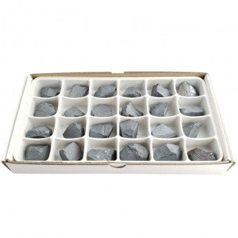 Sold by the box/flat pack of 24 pieces measuring approximately 3/4 x 3/4 cm. Perfect for lithotherapy, jewelry, collecting, or displaying!