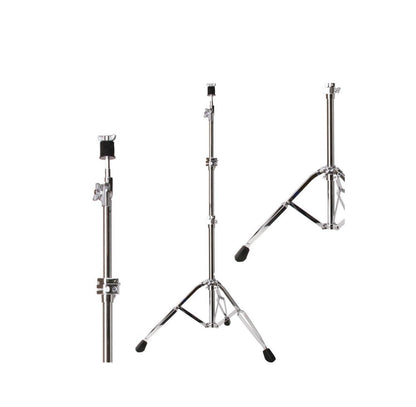 Metal stands for safe standing playing, sold in 2 parts, the foot (adjustable in height), and the attachment, 'head' also adjustable, perfect! Suitable for handpan, djembe, didgeridoo and others!