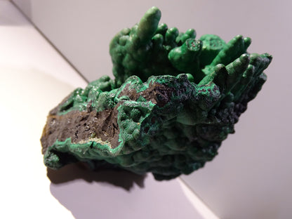 Malachite, superbe spécimen de taille XL de 723 grammes - 105mm x 100 x 75. Parfait pour une collection, exposition ou la bijouterie !