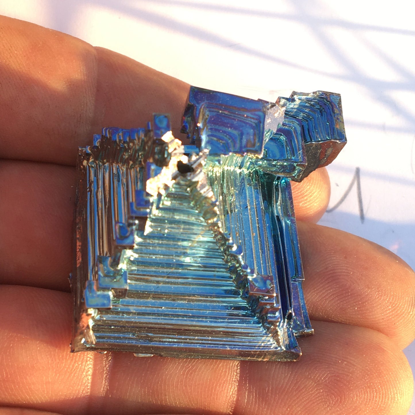Bismuth, spécimens au choix de 42mm x 40 x 40 - 65 grammes environ ! Parfait pour collection, exposition...