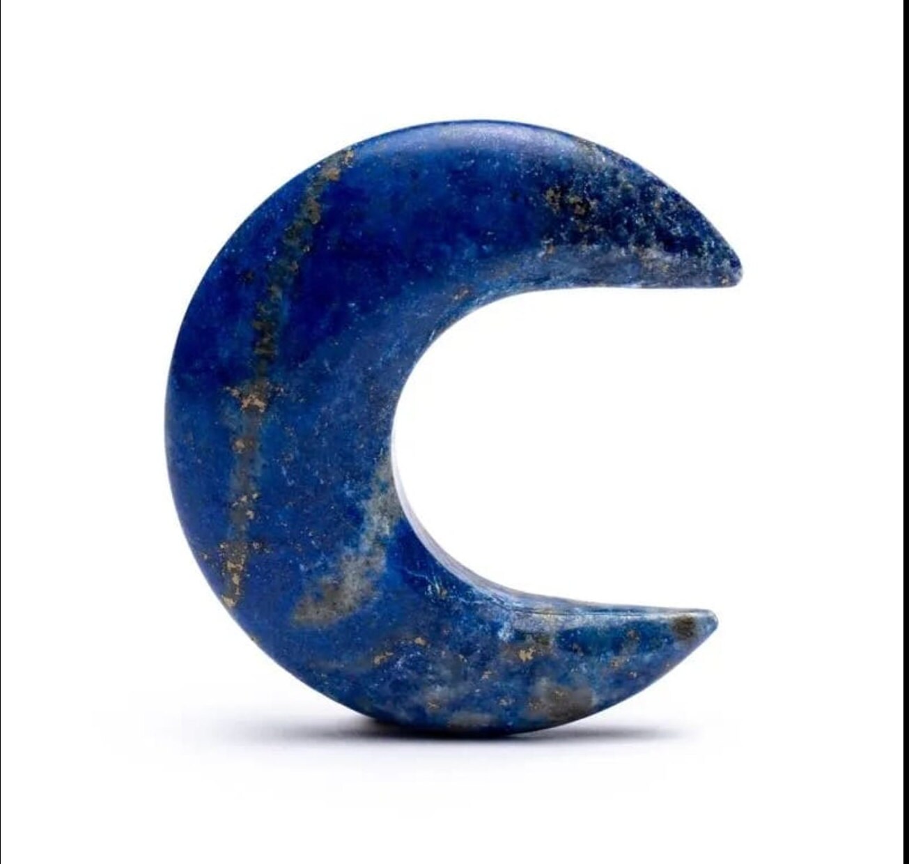 Sélection de 'croissant de Lune' en pierre : Cristal de roche, Quartz rose, Amethyste, Lapis lazuli. De 4 x 3 x 1 centimètres, 15 grammes. Très belles finitions, parfait !