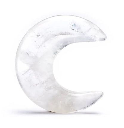 Sélection de 'croissant de Lune' en pierre : Cristal de roche, Quartz rose, Amethyste, Lapis lazuli. De 4 x 3 x 1 centimètres, 15 grammes. Très belles finitions, parfait !