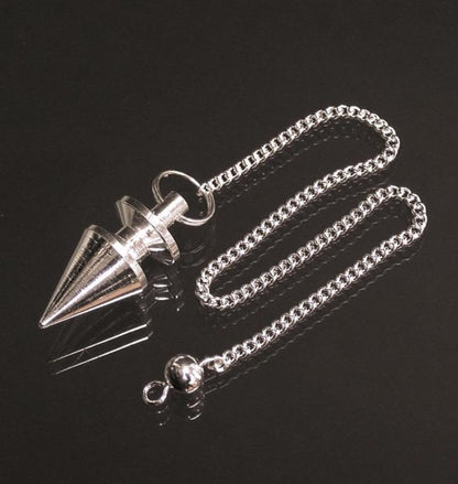 Sélection de pendules 100% métal 'haute résistance', modèles au choix. Pour radiesthésie en professionnel ou débutant !