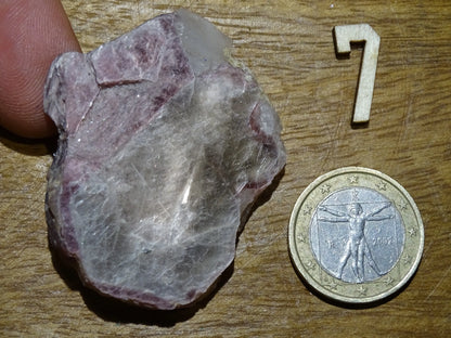 Mica vert ou violet soit Fuchsite ou Lépidolite  - Spécimens naturels au choix de 70mm x 40 x 30 environ - de 10 à 40 grammes !