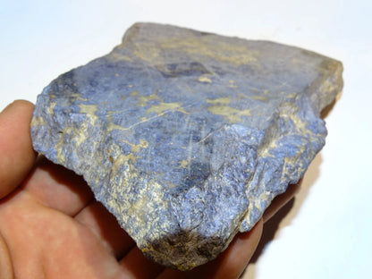 Dumortierite, belle pièce polie de 130 x 100 x 12mm - 90 grammes. Parfait en collection, bijouterie, exposition...