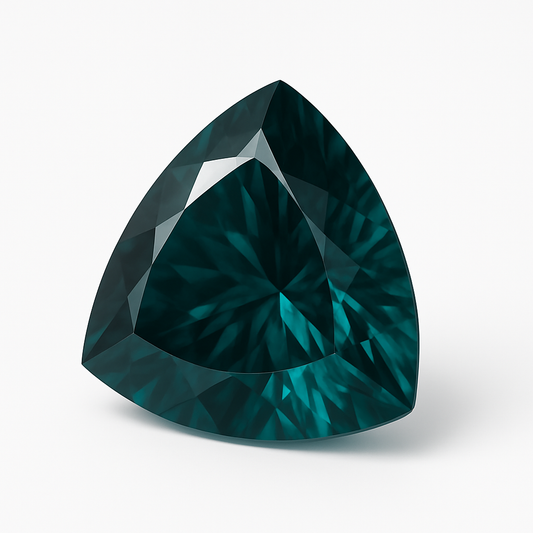 Tourmaline/ Indicolite, pierre fine taillée de 1,22 carat. Parfait en bijouterie, collection ,exposition...