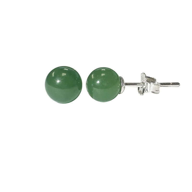 Studs/Earrings in Jade, Amethyst, Labradorite, Biwa pearl (Tahiti); AA to AAA quality. 0.925 Silver finish, very elegant, fine, perfect!
