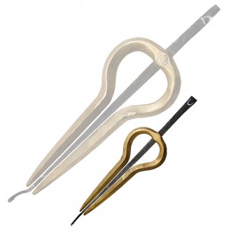 Murchunga Jew's harp from Nepal with a sturdy, hand-forged brass frame. Traditional 'Pro' model from Nepal with a powerful, warm sound. From 9 to 12 centimeters! 5 tunings to choose from!