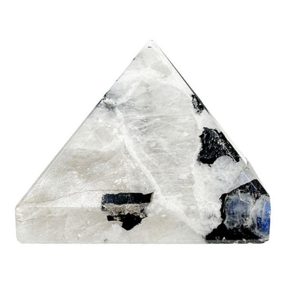 Pyramides en Pierre de lune de 4 à 5,5 centimètres, parfait pour la lithothérapie, collection, exposition...