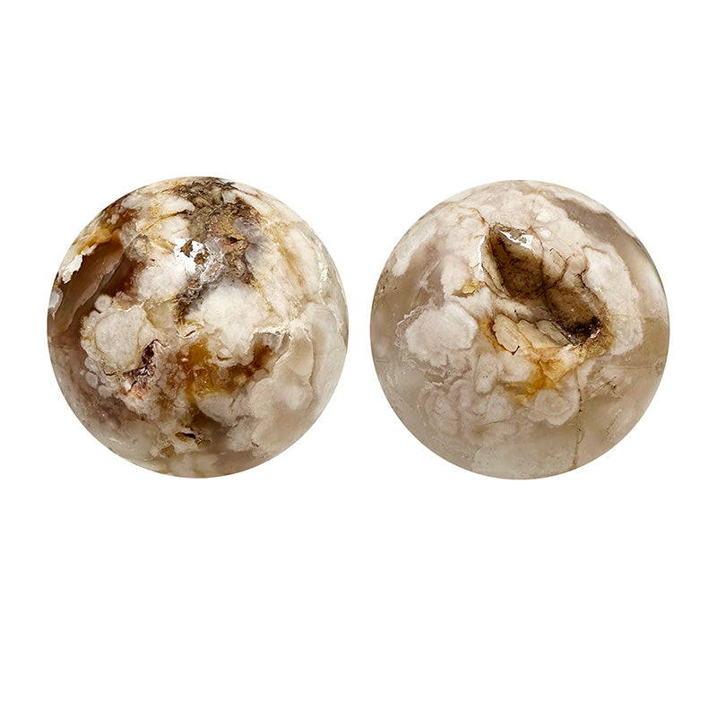 Sélection de sphères en Agate de 50 à 70 millimètres. Superbe pierre aux dessins uniques, parfait pour la lithothérapie, collection, exposition...!