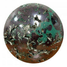 Sphère en Cuprite de 12 centimètres - 1200 gr.. Superbe pierre, parfait pour la lithothérapie, collection, exposition...!