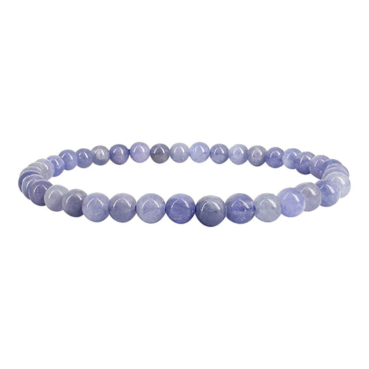 Tanzanite, bracelet en perles rondes, de 17 à 21cm, collier de 42cm et sautoir de 60cm. Magnifique perlage !